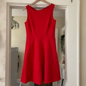 Kate Spade Red Bow Back Dress